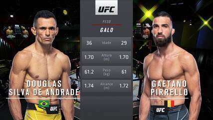 UFC Marreta x Walker - Douglas D'Silva x Gaetano Pirrello