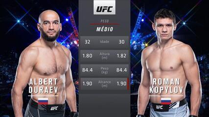 UFC 267 - Albert Duraev x Roman Kopylov