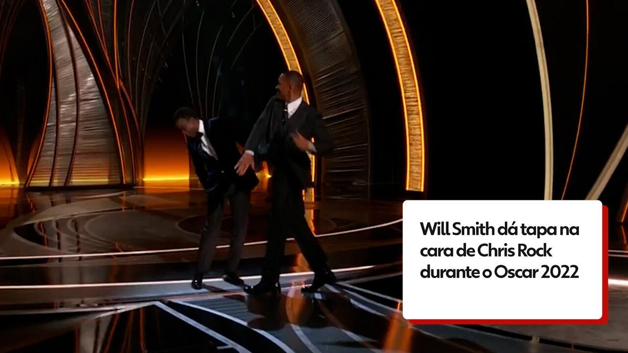 Will Smith dá tapa na cara de Chris Rock e, em seguida, ganha Oscar de melhor ator