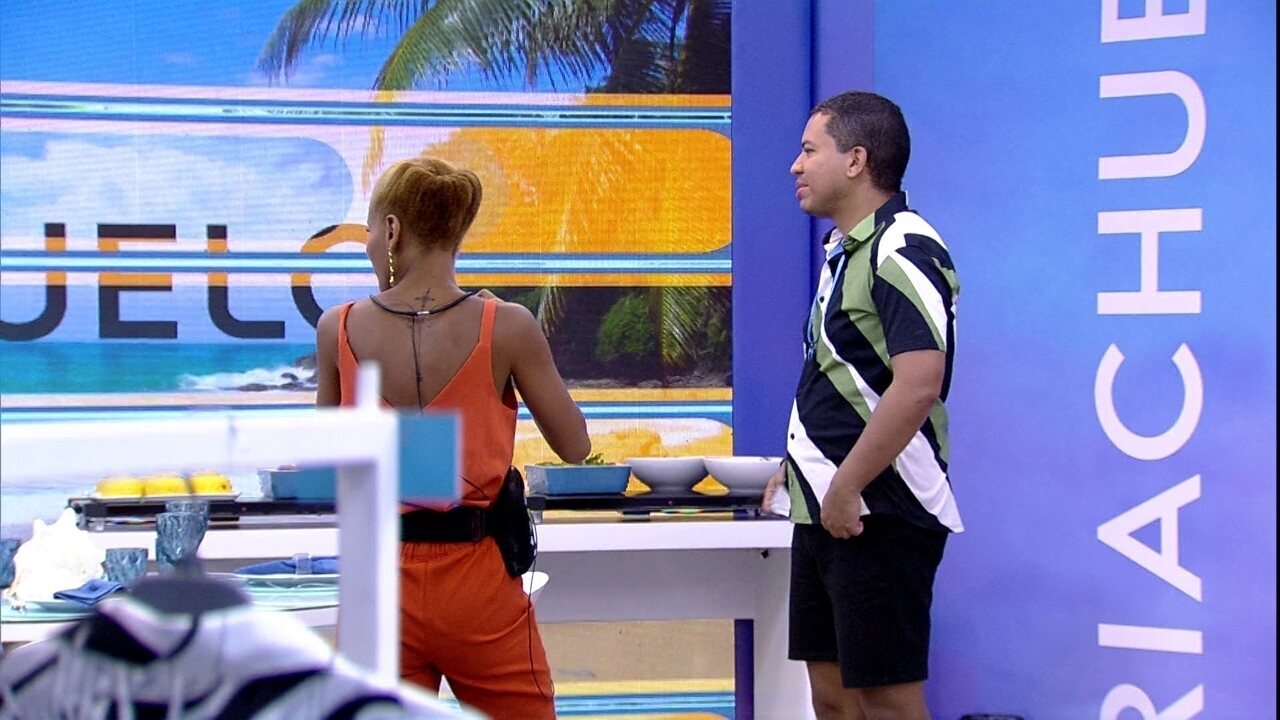 No BBB 23, Aline Wirley e Bruno levam Amanda e Antonio 'Cara de Sapato' para Almoço do Anj