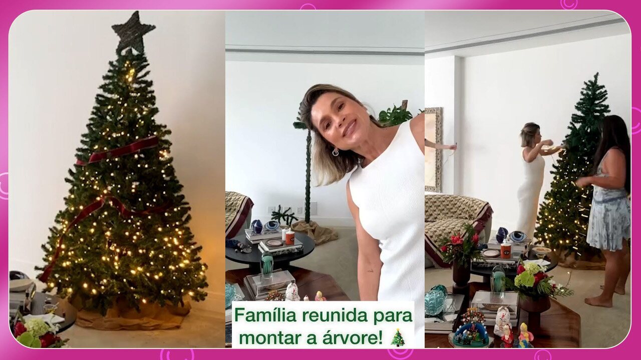 Famosos se reúnem com as famílias para celebrar o Natal