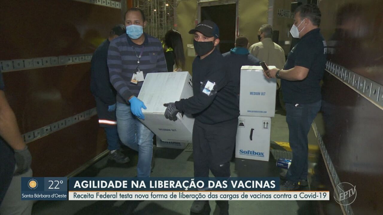 Veja como ocorre processo de liberação das vacinas contra Covid-19 no Aeroporto Viracopos