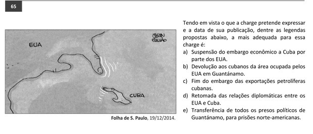 questao 65 fuvest 2016 (Foto: Reprodução/ Fuvest)