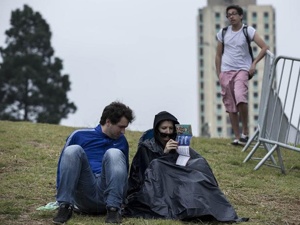 Capas improvisadas (Foto: Inácio Moraes)