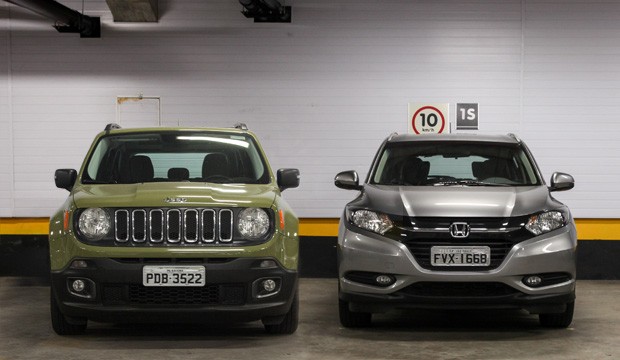 Comparativo: Honda HR-V x Jeep Renegade (Foto: Fábio Tito e Marcelo Brandt / G1)