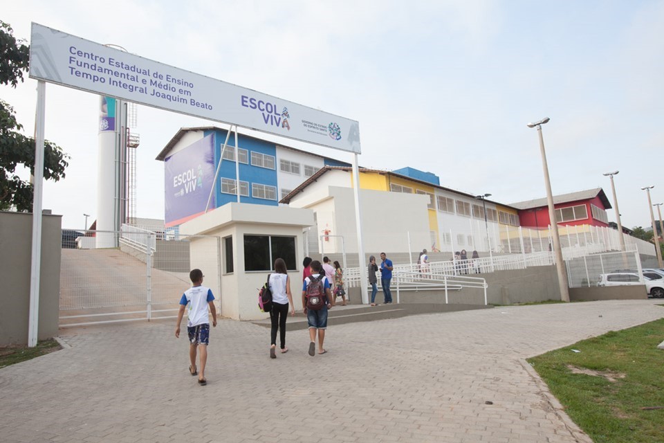 Escola Viva Joaquim Beato, na Serra (Foto: Divulgação/Governo do ES)