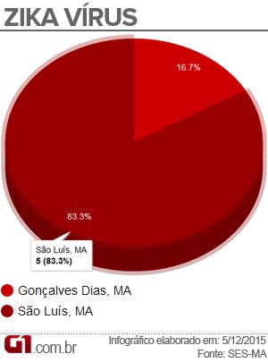 Casos de Zika vírus confirmados no Maranhão (Foto: Maurício Araya / G1)