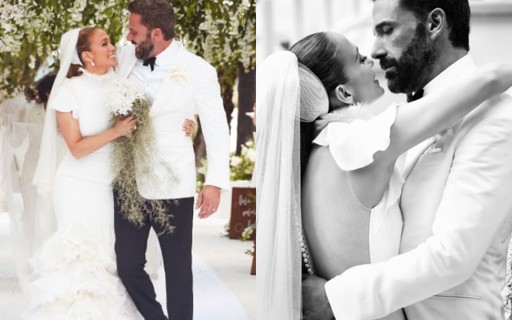 Jennifer Lopez abre álbum dos três dias da cerimônia de casamento com Ben Affleck