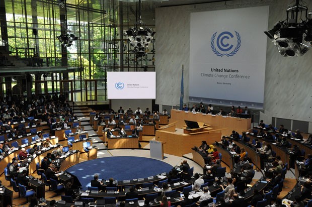 Negociadores devem terminar nesta quinta-feira (11) a reunião na Alemanha em preparação para a conferência do clima de Paris, de onde deve sair um novo acordo para conter os efeitos da Mudança Climática (Foto: Divulgação/UNFCCC)