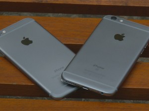 Irmãos gêmeos? iPhone 6S, à direita, só se diferencia da geração anterior pelo 'S' na traseira