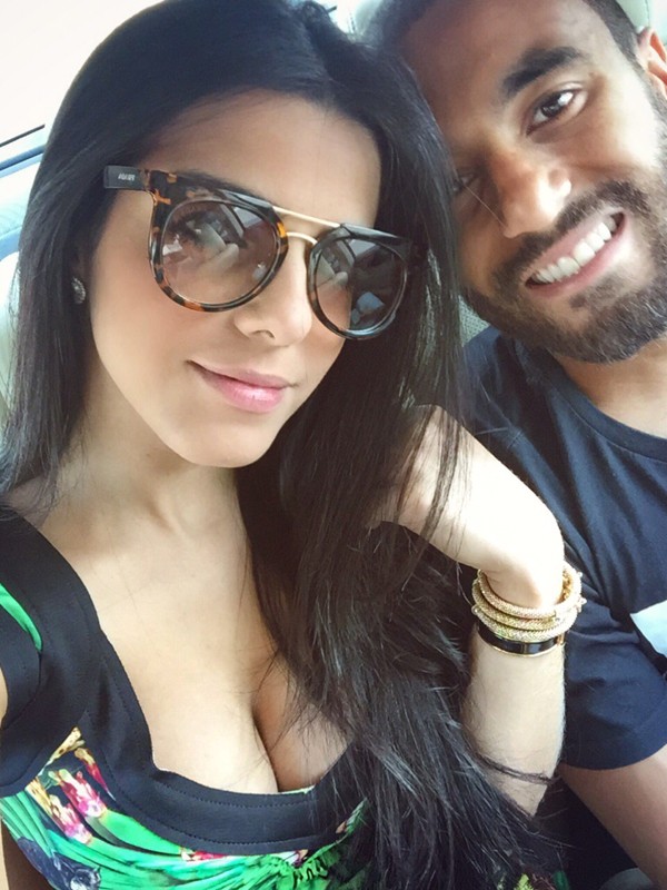 Lucas Moura e Larissa Saad (Foto: Arquivo Pessoal)