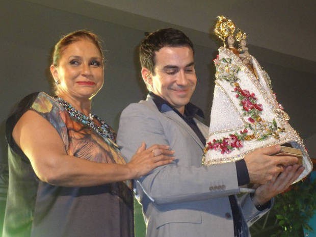 O padre Fábio de Melo foi o compositor da música que Fafá cantará ao Papa Francisco (Foto: Gil Sóter / G1)