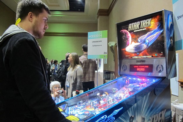 Jogo de Pinball de 'Star Trek' é divertido e custa US$ 8,5 mil para ter um em casa (Foto: Gustavo Petró/G1)