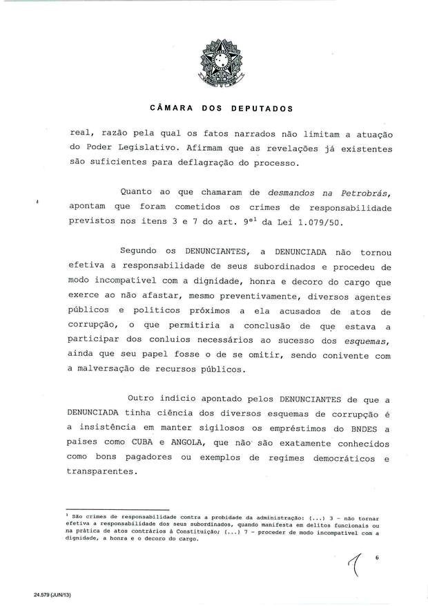 6 - Leia íntegra da decisão de Cunha que abriu processo de impeachment (Foto: Reprodução)