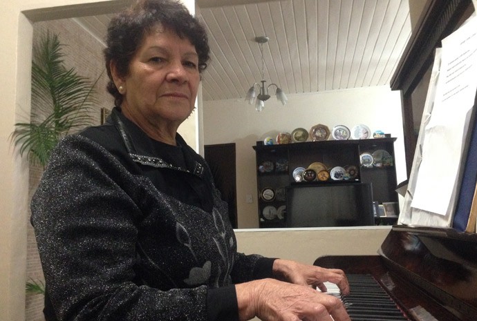 A professora de música Teresa Prudência do Silva