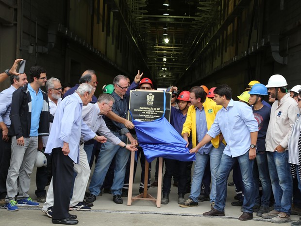 Centro Internacional de Transmissão (IBC) dos Jogos Rio 2016 é inaugurado (Foto: Ricardo Cassiano/Prefeitura do Rio)