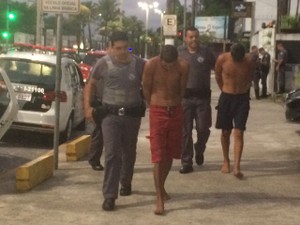 Quadrilha assaltou mulheres com um carro registrado no Uber no litoral de SP (Foto: Divulgação/Polícia Militar)