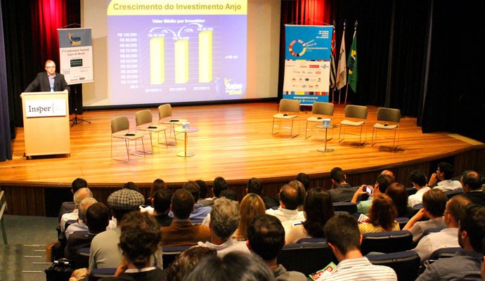 Cassio Spina, fundador da associação Anjos do Brasil, durante 2º Congresso de Investimento Anjo.