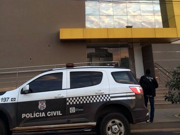 Um dos locais de buscas é o prédio do Soy Group, localizado na Avenida do CPA (Foto: Assessoria/Polícia Civil de MT)