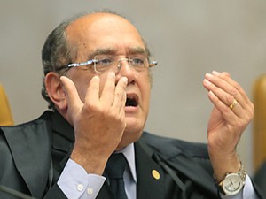 O ministro Gilmar Mendes, em sessão no STF (Foto: Carlos Humberto/SCO/STF)