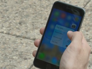 Tela do iPhone tem sensor de pressão, que identifica o quanto de força está sendo colocada na tela