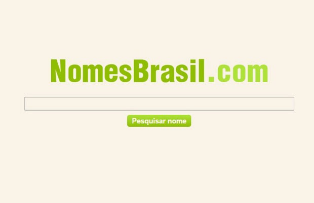 Sites 'Nomes Brasil' informa CPFs de cidadãos brasileiros e situação cadastral de documentos. (Foto: Reprodução/nomesbrasil.com)