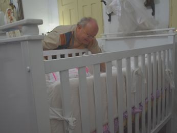 Pai diz que se emociona ao ver filha dormindo como um anjo (Foto: Flávio Antunes/G1)