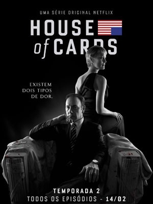 Poster da segunda temporada da série 'House of cards' (Foto: Divulgação)