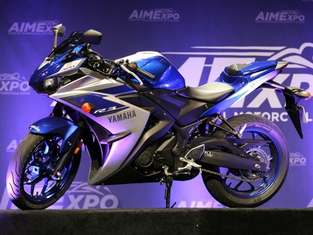 Yamaha YZF-R3 foi apresentada na AIMExpo nos Estados Unidos (Foto: Divulgação)