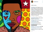 Naldo convida Romero Britto e artista faz arte de capa do CD do cantor