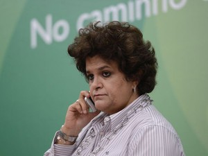 A ministra Izabella Teixeira, do Meio Ambiente, durante apresentação de balanço de sua gestão (Foto: Elza Fiuza/Agência Brasil)