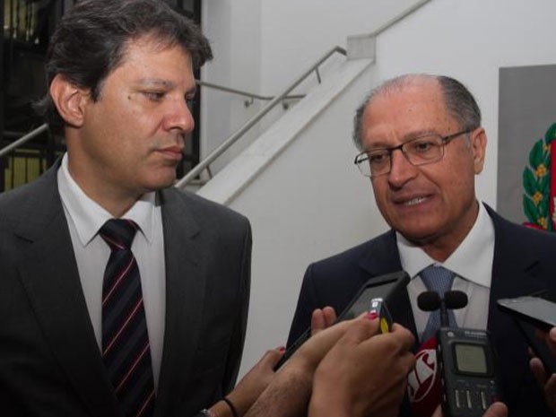 Prefeito Fernando Haddad e governador Geraldo Alckmin anunciam repasse de R$ 20 milhões para creches (Foto: A2 Fotografia / Gilberto Marques/ Governo de São Paulo)