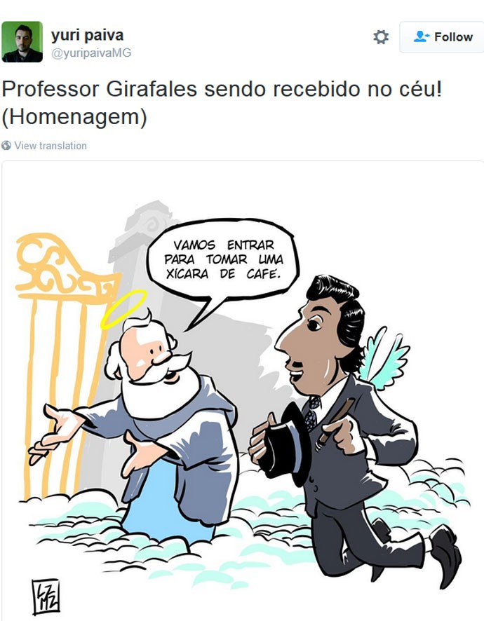 Professor Girafales, de 'Chaves', é homenageado por fãs nas redes sociais