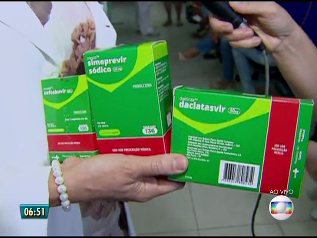 remédios hepatite c (Foto: Reprodução/TV Globo)