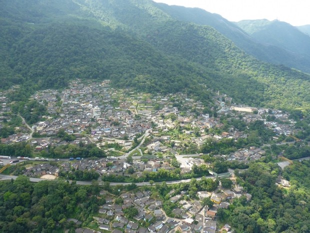 Cota 200 é uma das comunidades mais povoadas da região (Foto: IPT/Reprodução)