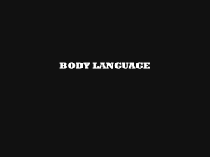 Body Language