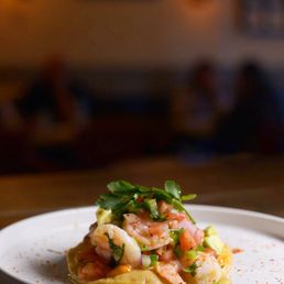 Shrimp Tostada