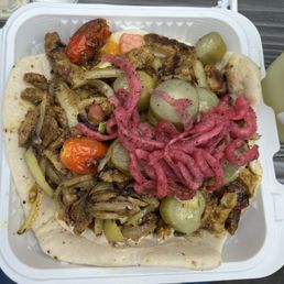 Vegan Shawarma Platter