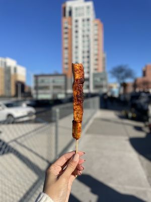 Photo of Xinjiang BBQ Cart - Flushing, NY, US. ig: @whatsviveating  |  fish tofu