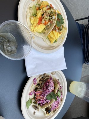 Photo of Dimes - New York, NY, US. two plates of food on a table