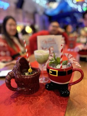 Photo of Miniboss - San Jose, CA, US. a santa mug with a drink in it