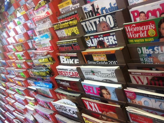 Photo of Pelham Bay Mini Market - Bronx, NY, US. Variety of Magazines.