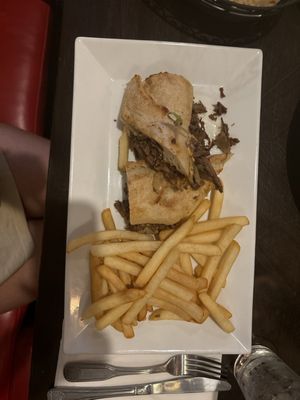 Photo of Step In Restaurant - Bronx, NY, US. Philly Cheese Steak Sandwich