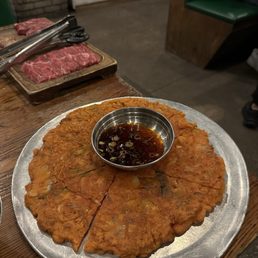 Korean Style Kimchi Pancake Special