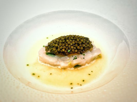 Photo of Le Bernardin - New York, NY, US. Scallop Caviar