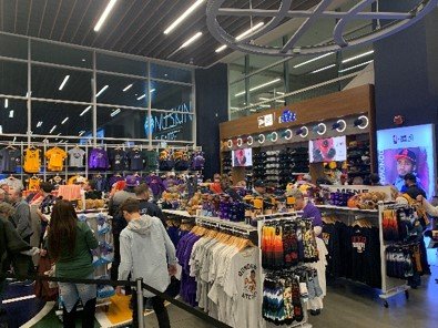 Photo of Utah Jazz Team Store - Salt Lake City, UT, US. Team Store Interior