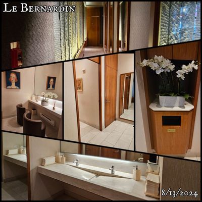 Photo of Le Bernardin - New York, NY, US. Beautiful bathroom is picture worthy!