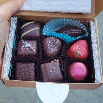 Assortment of chocolates