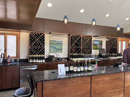 Photo of Stonington Vineyards Inc - Stonington, CT, US. the tasting area