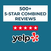 500+ 5-Star Combined Reviews